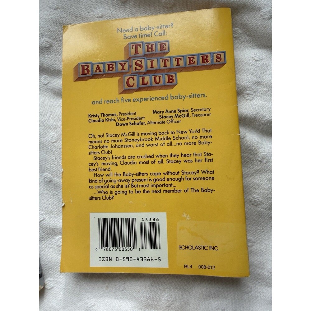 Baby-Sitters Club Book Lot of 5 Ann M. Martin Vintage Scholastic Paperbacks - Picture 11 of 12